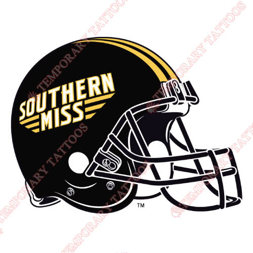 Southern Miss Golden Eagles Customize Temporary Tattoos Stickers NO.6313